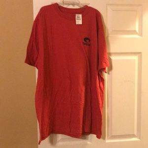 Costa. XXL short sleeve T-shirt   Red heather.